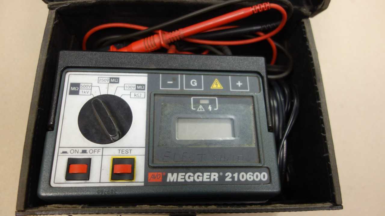 AVO MEGGER 210600 DIGITAL INSULATION RESISTANCE TESTER - ELECTRIC POWER TOOLS