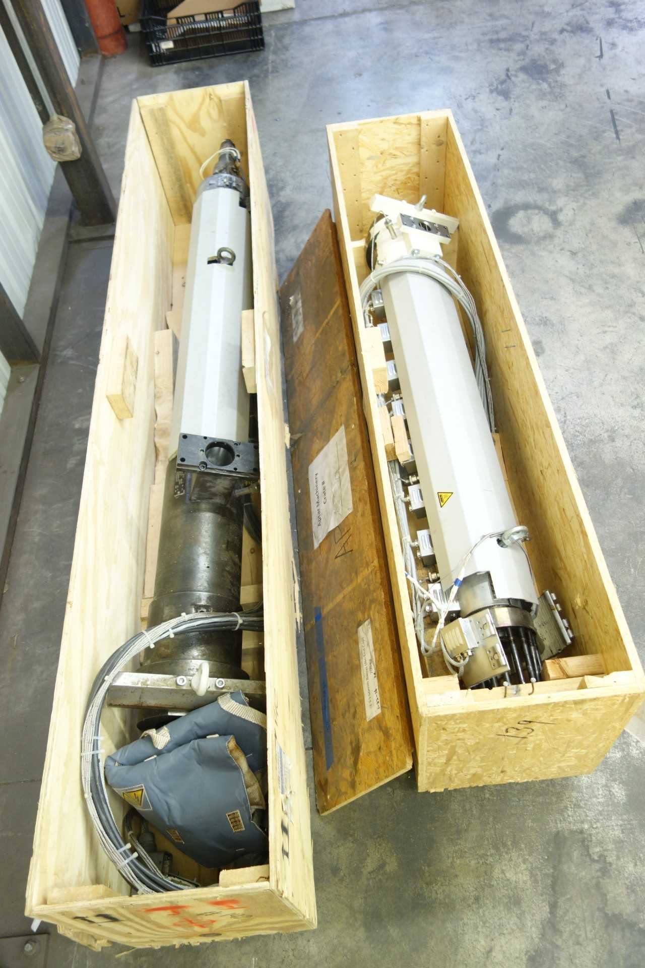 LOT OF 2 SINGLE SCREW 700 C2 INJECTION MOLDING BARRELS, 50 MM - MACHINING ACCESSORIES & TOOLING
