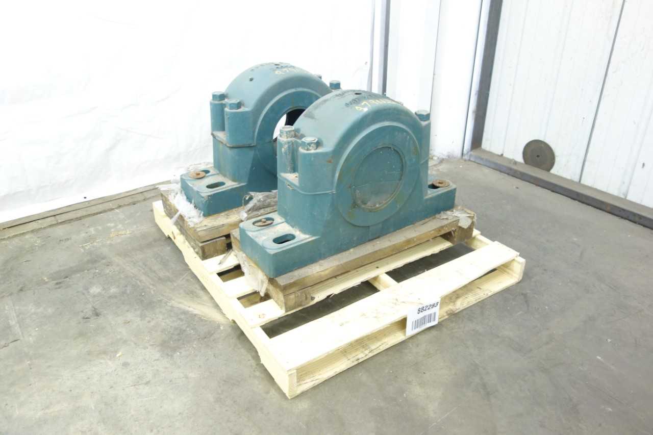 LOT OF 2 DODGE SAF XT 544 PILLOW BLOCK BEARING HOUSINGS - BEARINGS