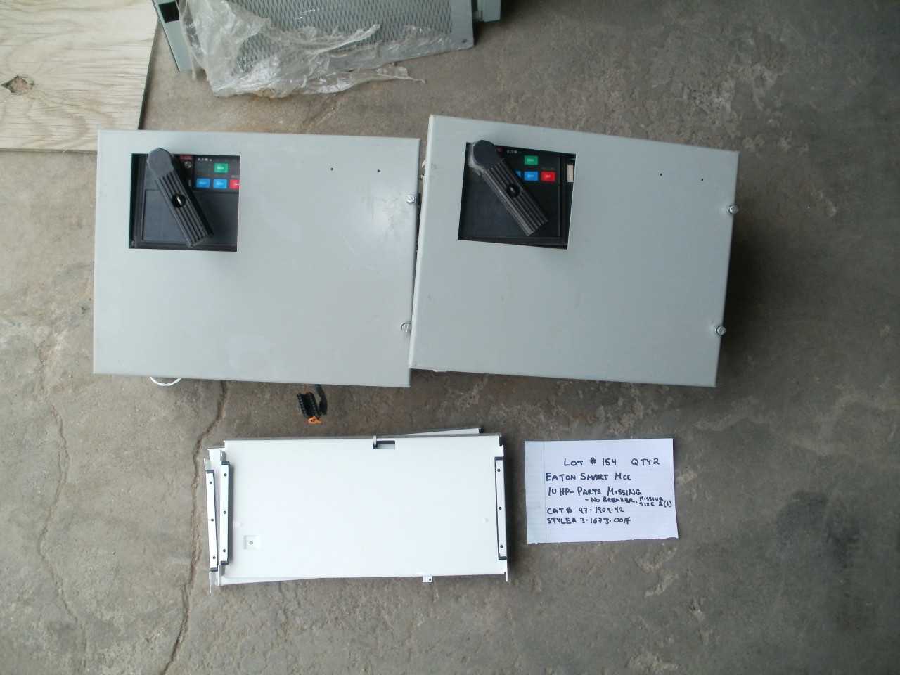 EATON SMART MCC NOT COMPLETE ( QTY 2.) - MOTOR CONTROL CENTERS