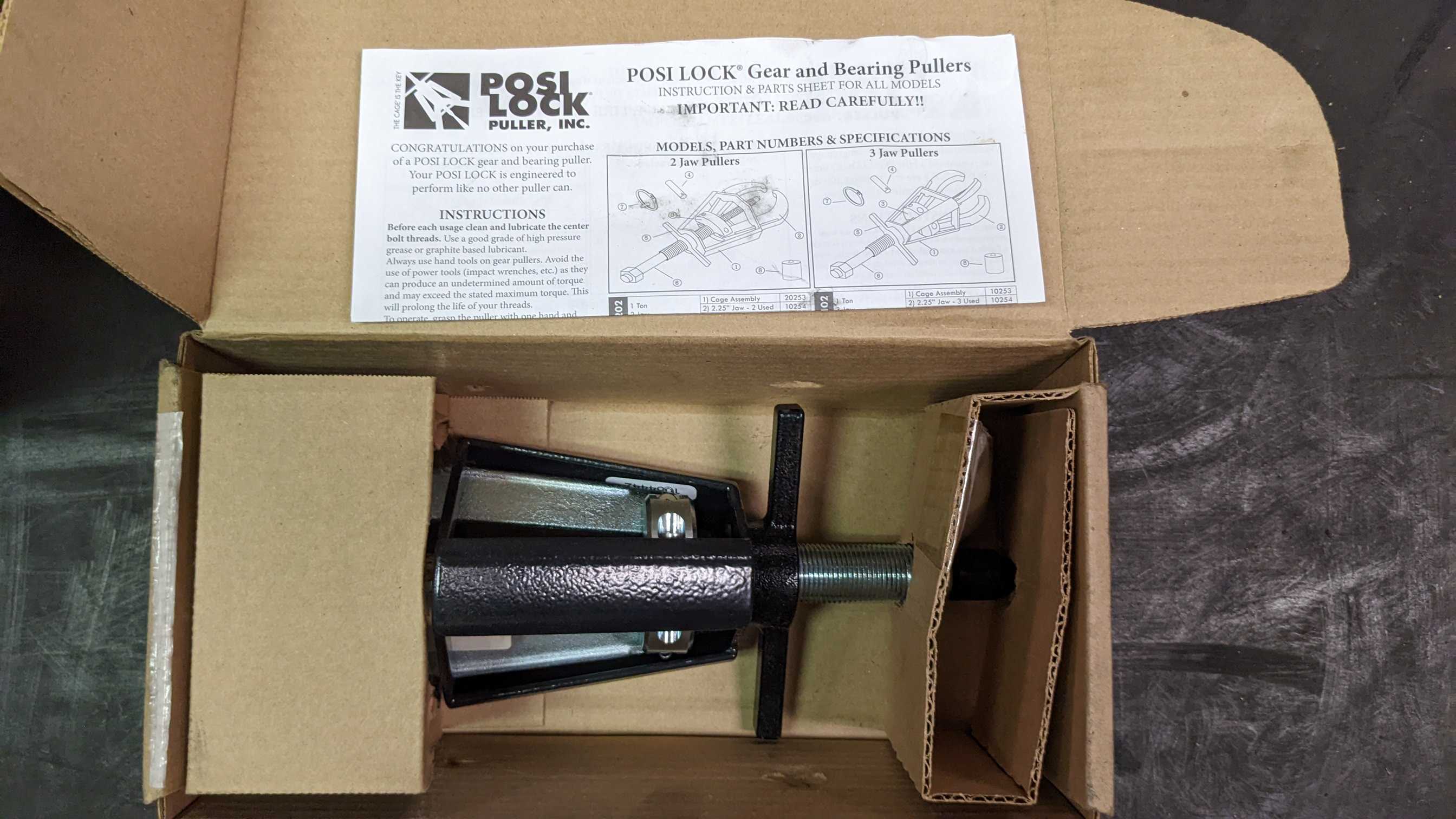 LOT OF 2 BEARING PULLERS - ELECTRIC POWER TOOLS