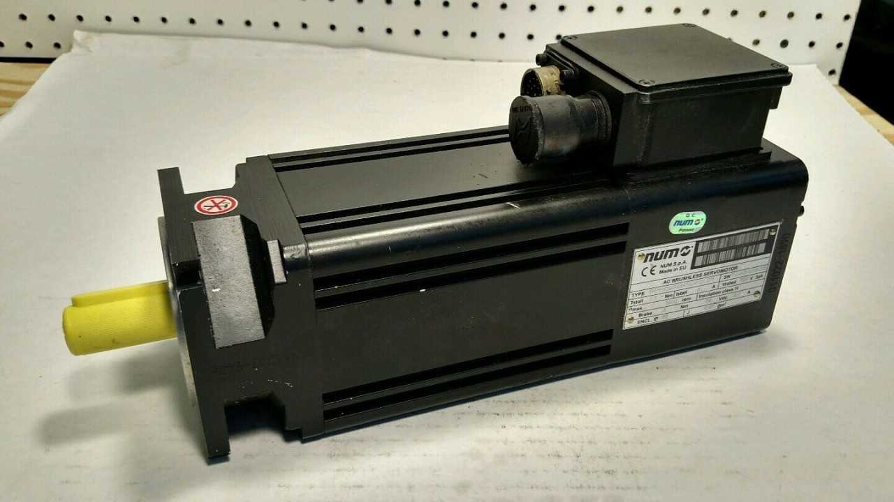 NUM AC Brushless Servo Motor Type BPH0952N5DF2L01- Used - Bench Tested - SERVO NUM AC Brushless Servo Motor Type BPH0952N5DF2L01- Used - Bench Tested - SERVO