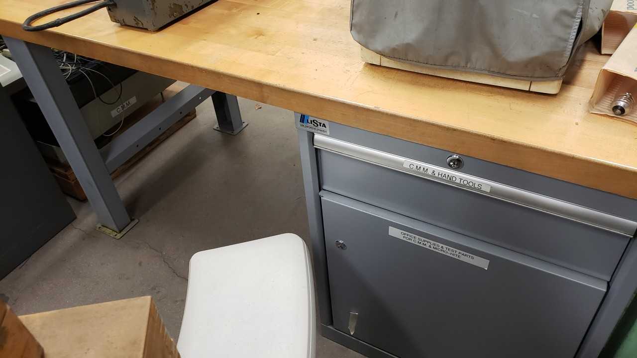 Lista Work Bench with Drawer & Cabinet - MATERIAL HANDLING Lista Work Bench with Drawer & Cabinet - MATERIAL HANDLING