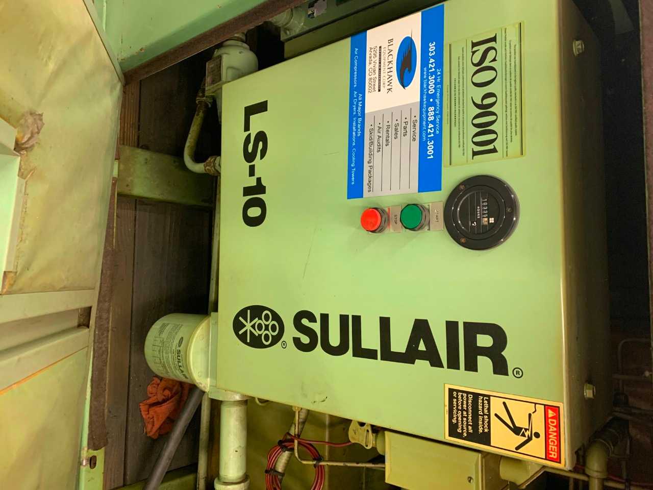 Sullair LS-10 Rotary Scew Air Compressor - AIR COMPRESSORS