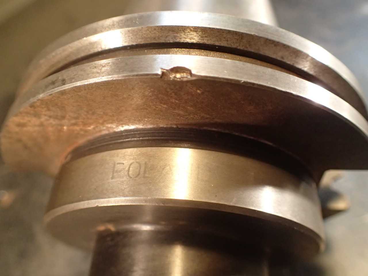 5/8" End Mill Tool Holder: 7-3/4" Projection, CAT-50 V-Flange Taper Shank Poland - MACHINING ACCESSORIES & TOOLING