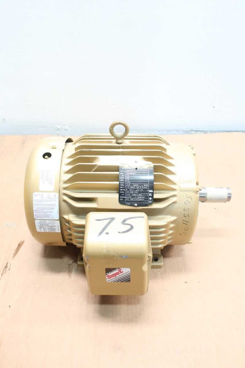 BALDOR EM3770T-5 MOTOR 213T 3PH 7.5HP 1770RPM 575V-AC - ELECTRIC MOTORS
