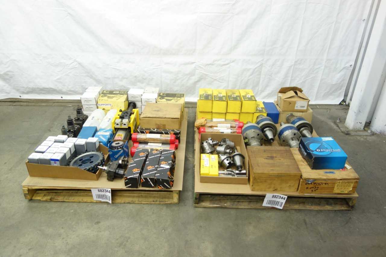 2 PALLETS OF ASSORTED METALWORKING REPLACEMENT TOOLS - ELECTRIC POWER TOOLS