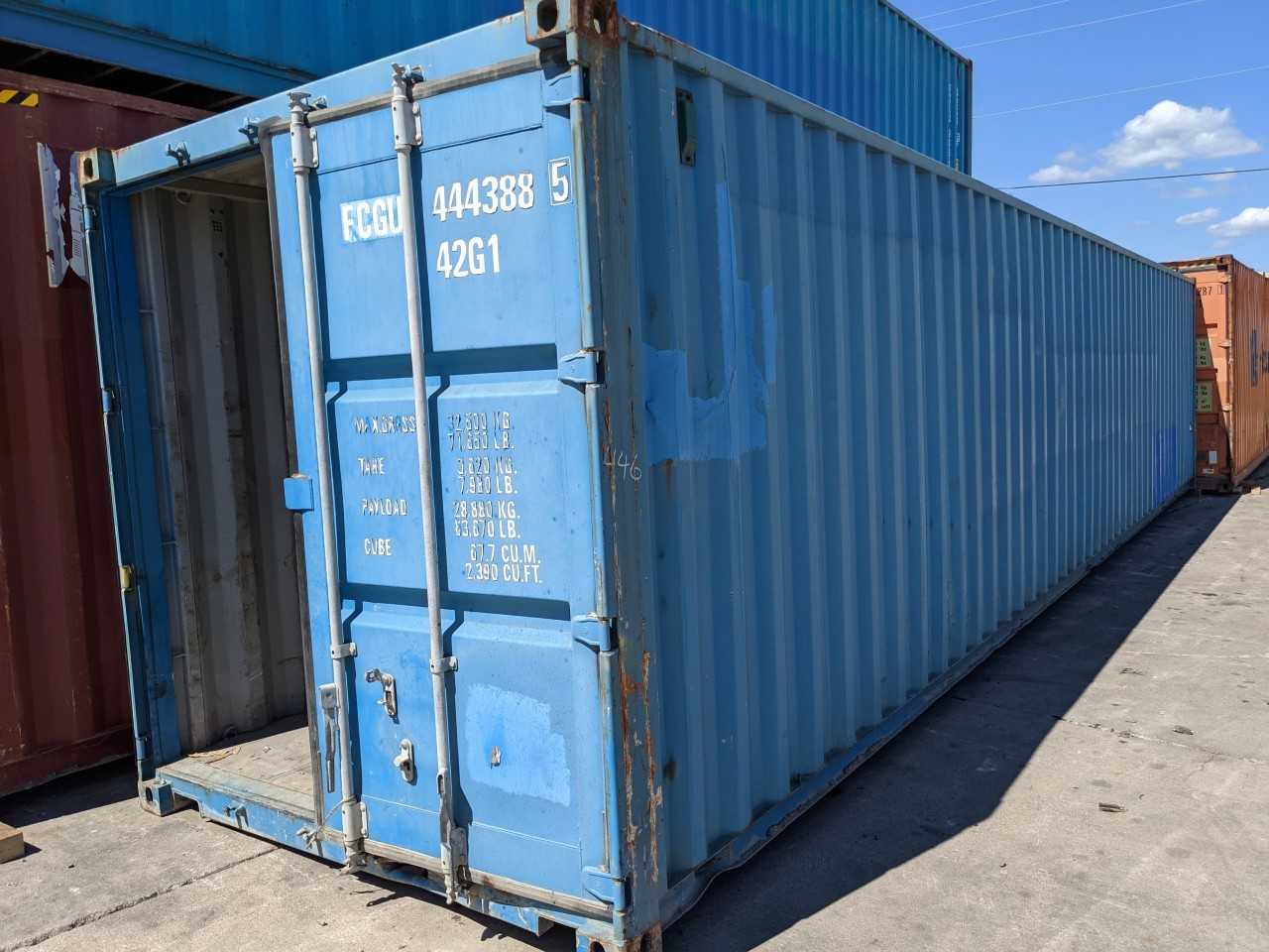 FLORENS 40FT STANDARD CUBE SHIPPING CONTAINER - INDUSTRIAL PARTS