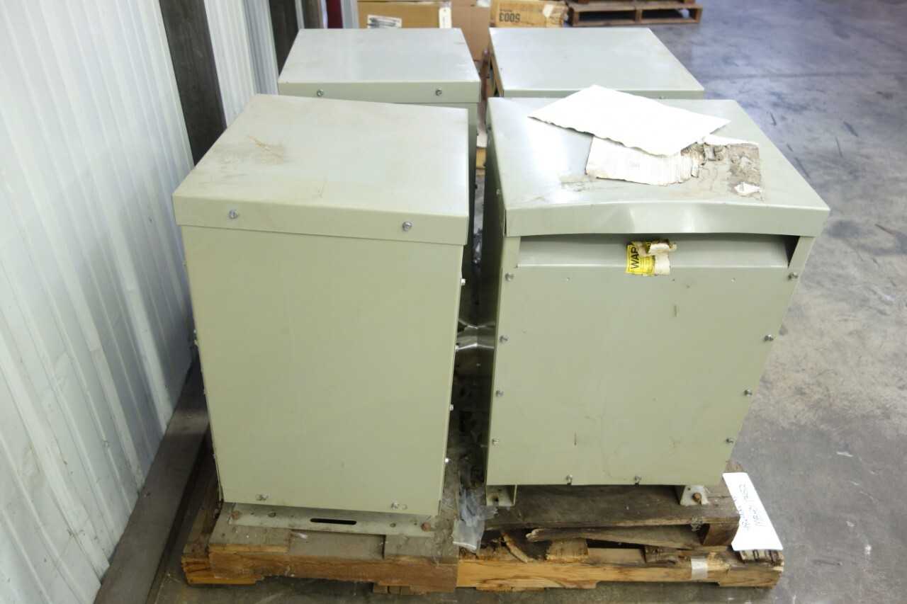 LOT OF 4 GENERAL ELECTRIC 9T23Q9871 DRY TYPE TRANSFORMERS - CONTROL TRANSFORMERS