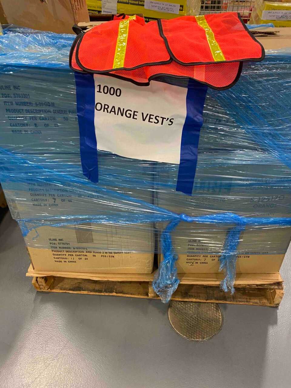 Lot of Orange High Visibilty Vest (2536218) Ridley Park - SAFETY EQUIPMENT