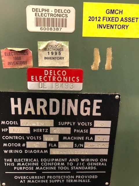 Hardinge High Speed Tool Room Lathe - LATHES
