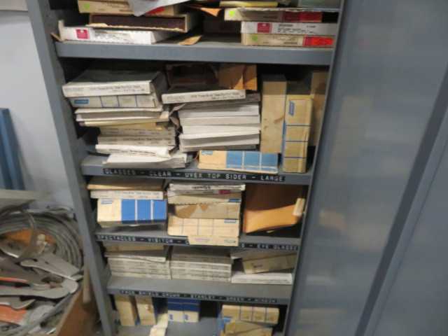 2 Door cabinet w/contents - MISCELLANEOUS