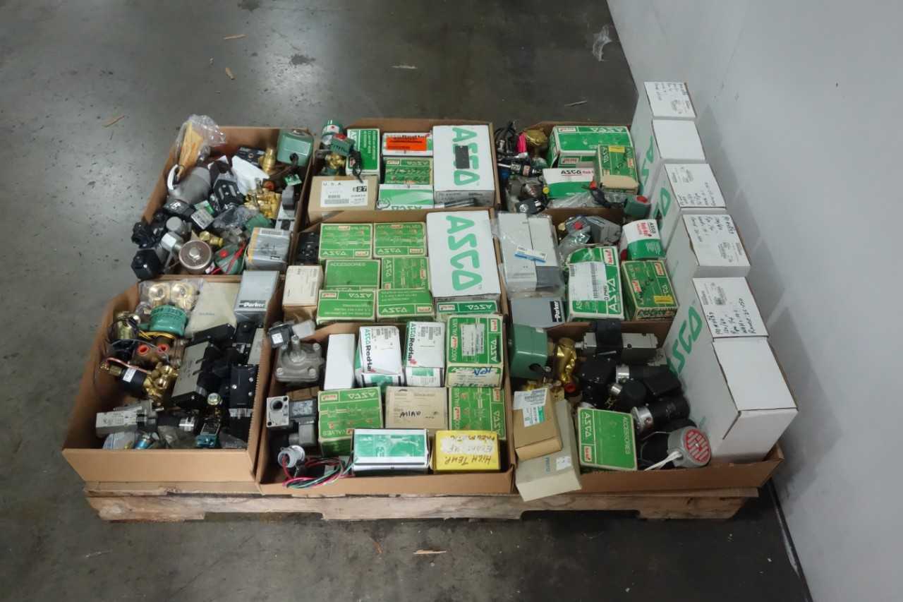 PALLET OF ASSORTED SOLENOID VALVES - SOLENOID VALVE