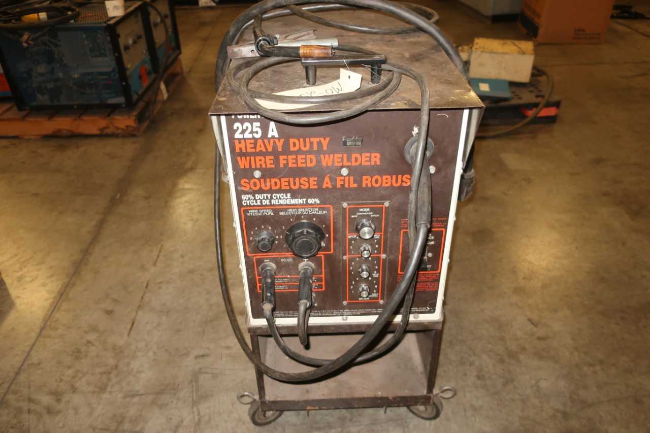 POWER-MATE 225A HEAVY DUTY WIRE FEED WELDER - WELDING EQUIPMENT
