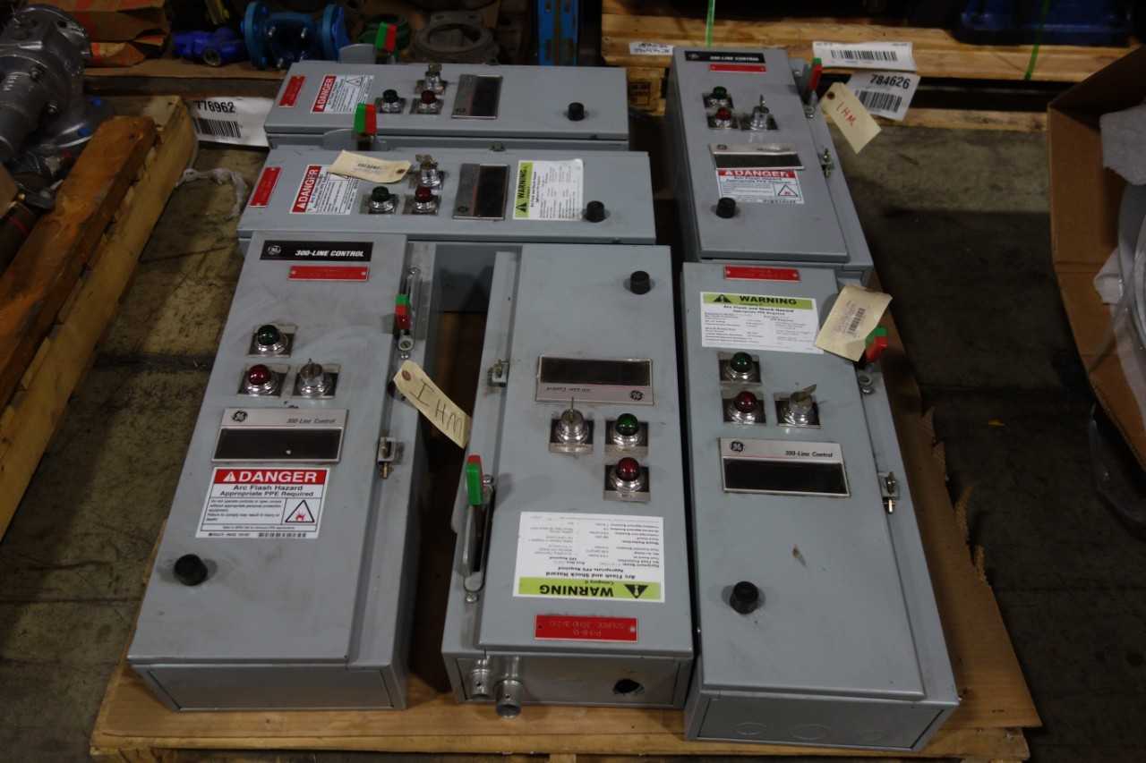 LOT OF 6 SIZE 1 MOTOR STARTERS - MOTOR STARTERS