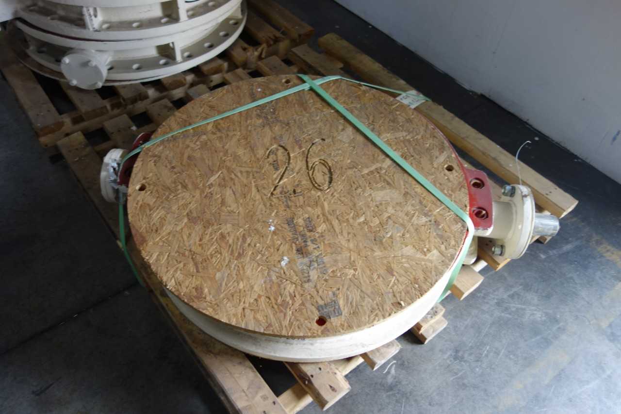 LOT OF 3 TOWNLEY 30" BUTTERFLY VALVES - BUTTERFLY VALVE