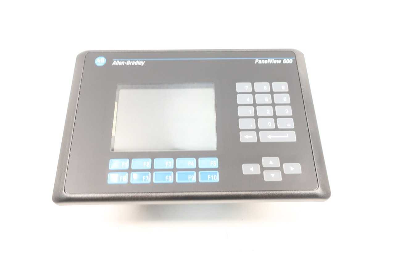ALLEN BRADLEY 2711-K6C9L1X PANELVIEW 600 OPERATOR INTERFACE PANEL - AUTOMATION & CONTROLS