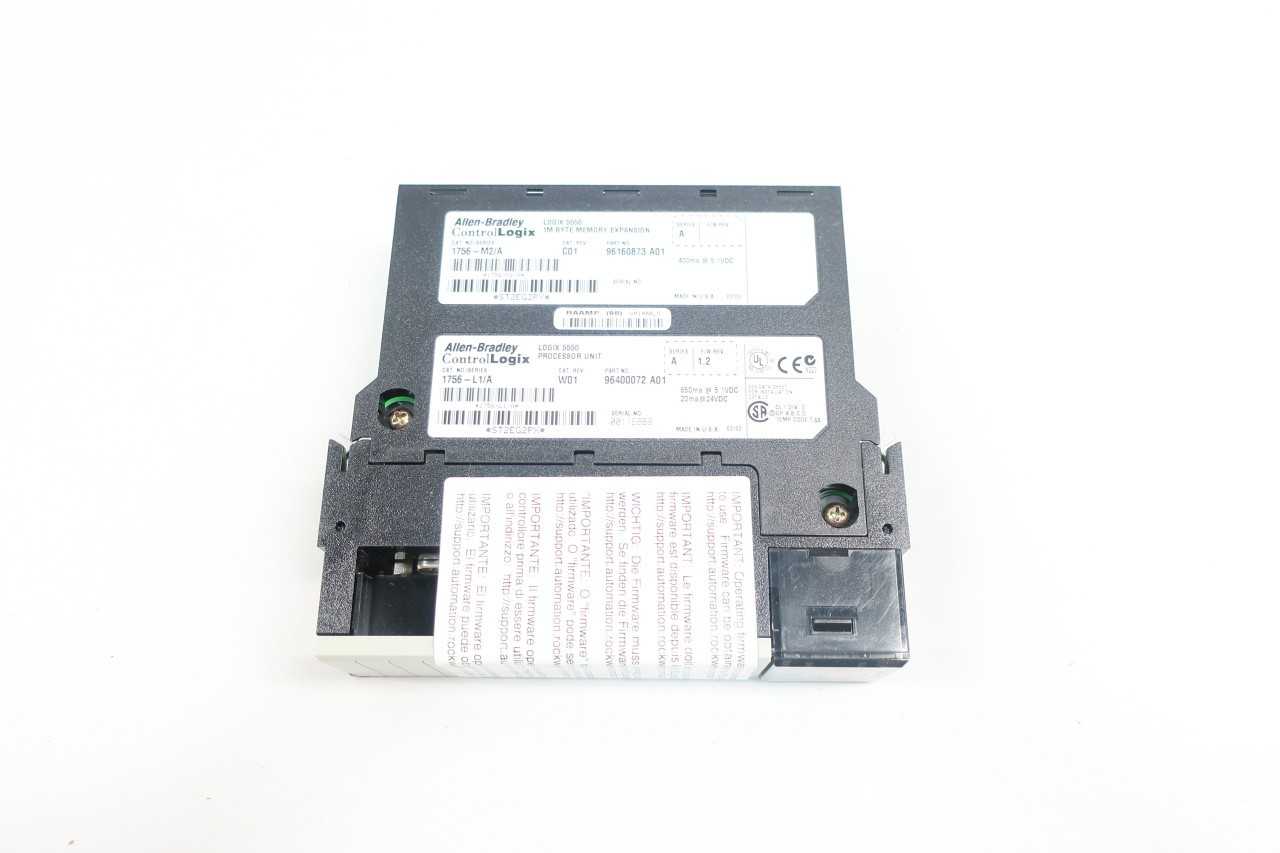 ALLEN BRADLEY 1756-M2 1756-L1 SER A PROCESSOR MODULE - AUTOMATION & CONTROLS
