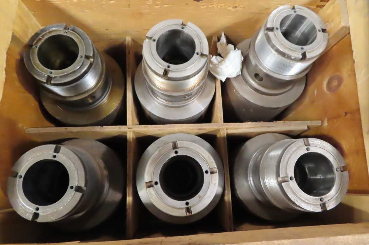 LOT OF 11 142X153ED-1 STEEL AUXILIARY TURBINE BUSHINGS - MACHINING ACCESSORIES & TOOLING