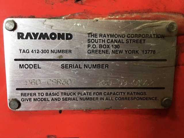 2010 Raymond CSR-30T turret truck,  Downey, CA - FORKLIFTS