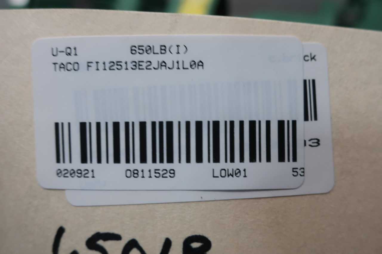 TACO FI12513E2JAJ1L0A 2-1/2IN 220GPM 167FT 13IN 20HP 3IN CENTRIFUGAL PUMP - CENTRIFUGAL PUMP