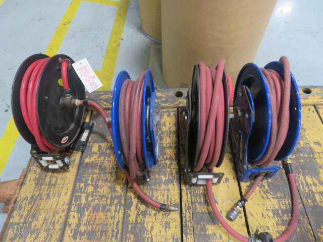 Air Hose Coil Reels (4) Lot - MISCELLANEOUS