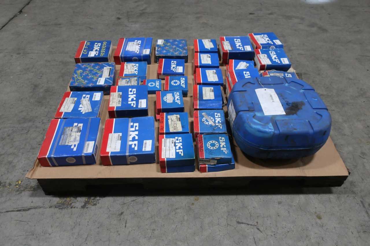 PALLET OF ASSORTED SKF ROLLER BEARINGS - BEARINGS