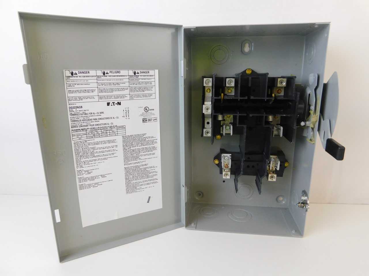 Quantity 9 of Eaton DG222NGB Safety Switch 2P 60A - ELECTRICAL COMPONENTS