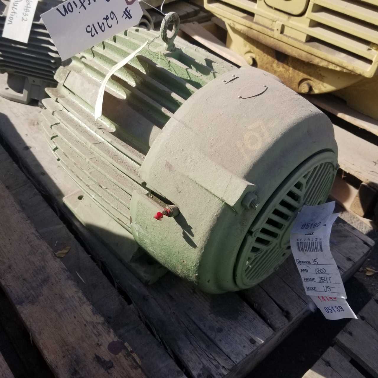 15 HP 3600 RPM 254T Frame US Electric Motor - ELECTRIC MOTORS