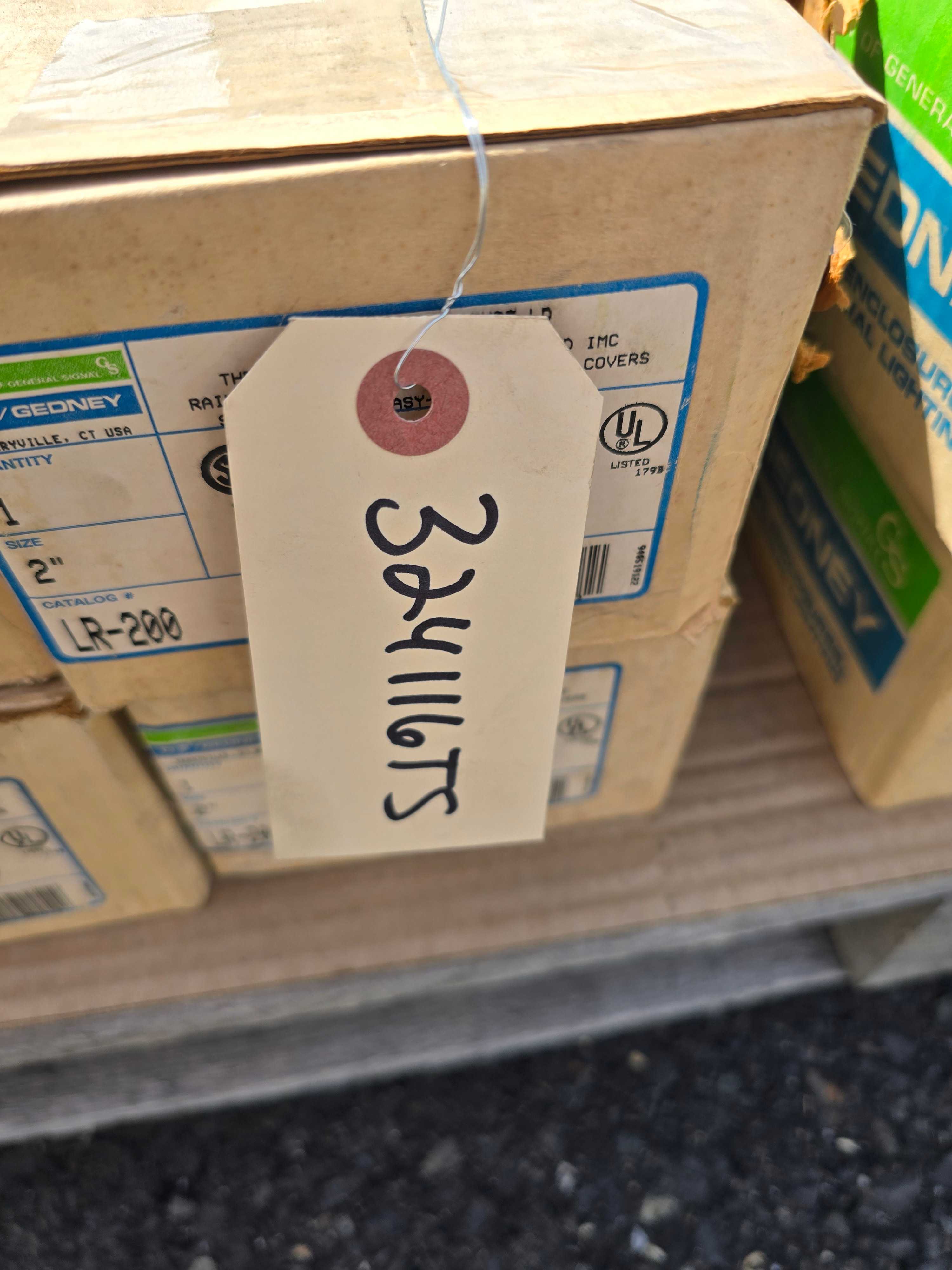 SKID OF OZ GEDNEY LL & LR CONDUIT BODIES - APPROX 54 BOXES - CONDUIT