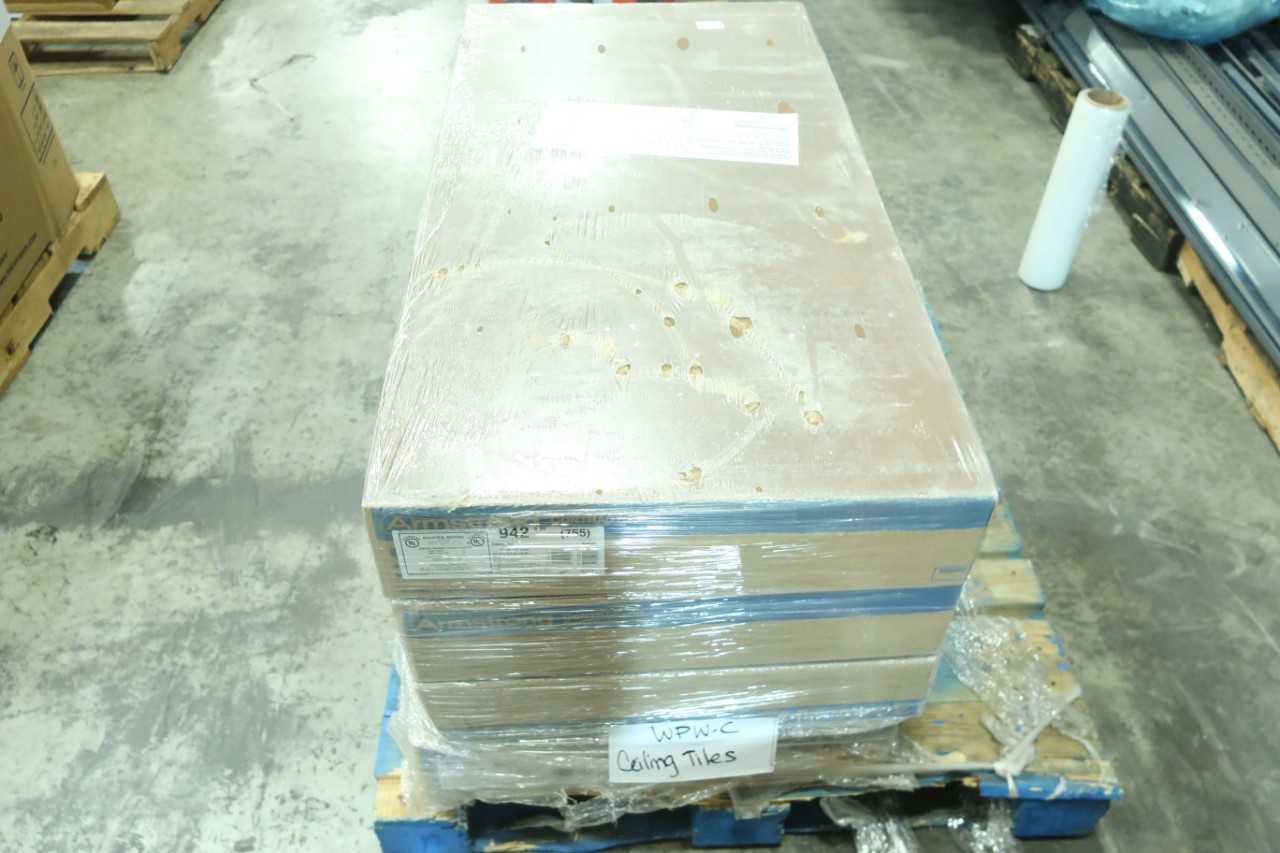ARMSTRONG CEILING TILES 24"X48"X 5/8 NOMINAL 10 PCS PER BOX 80 SQFT FIRE RESISTANT - MISCELLANEOUS