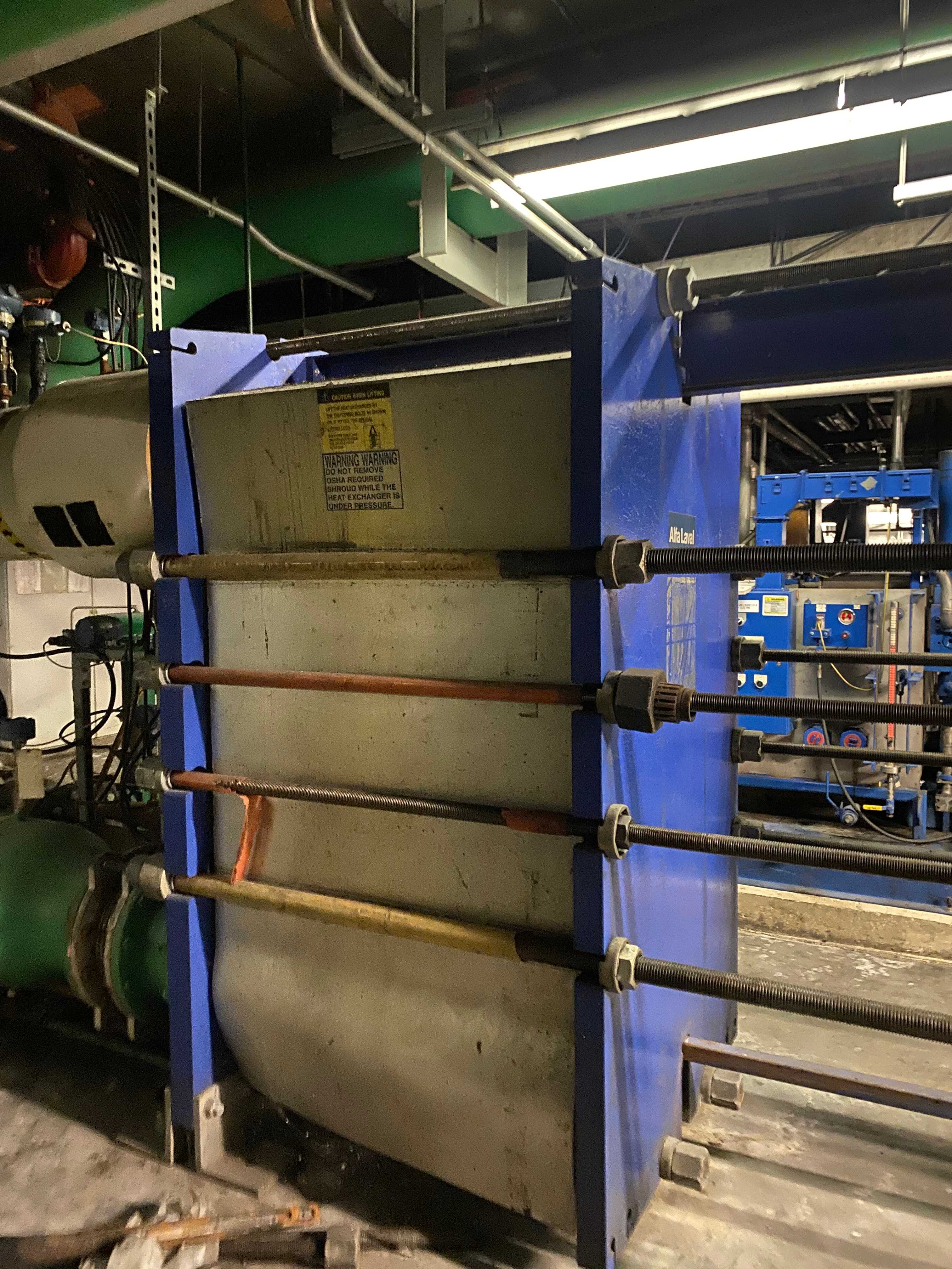 2001 ALFA LAVAL HEAT EXCHANGER - ELECTRICAL PANEL HEAT EXCHANGER