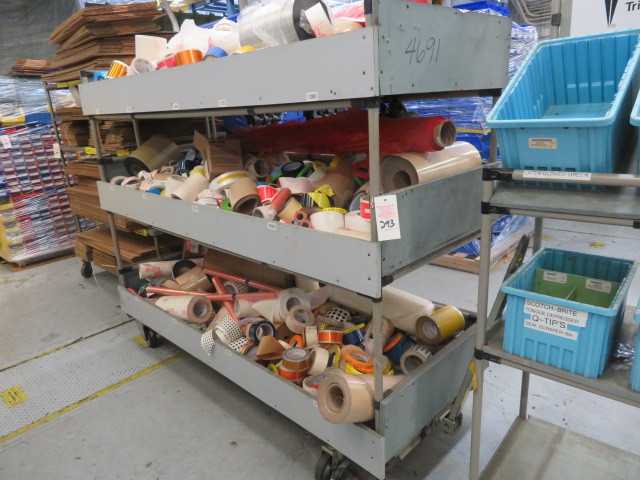 Rack of tapes includes rack - MISCELLANEOUS