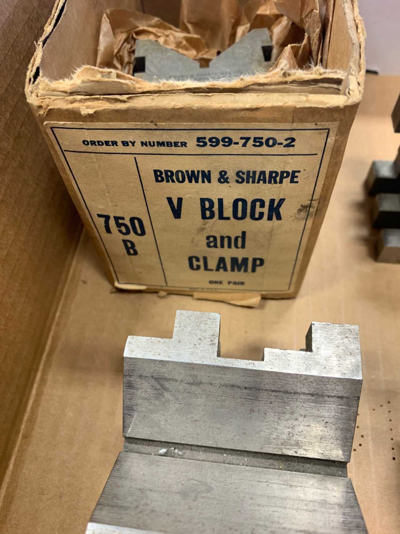 Brown & Sharpe Assorted V Blocks - MACHINING ACCESSORIES & TOOLING