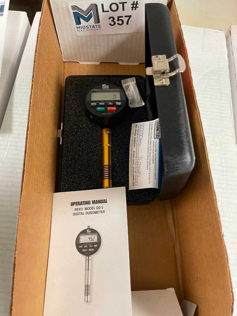 Rex DD-3 Digital Durometer - ELECTRIC POWER TOOLS