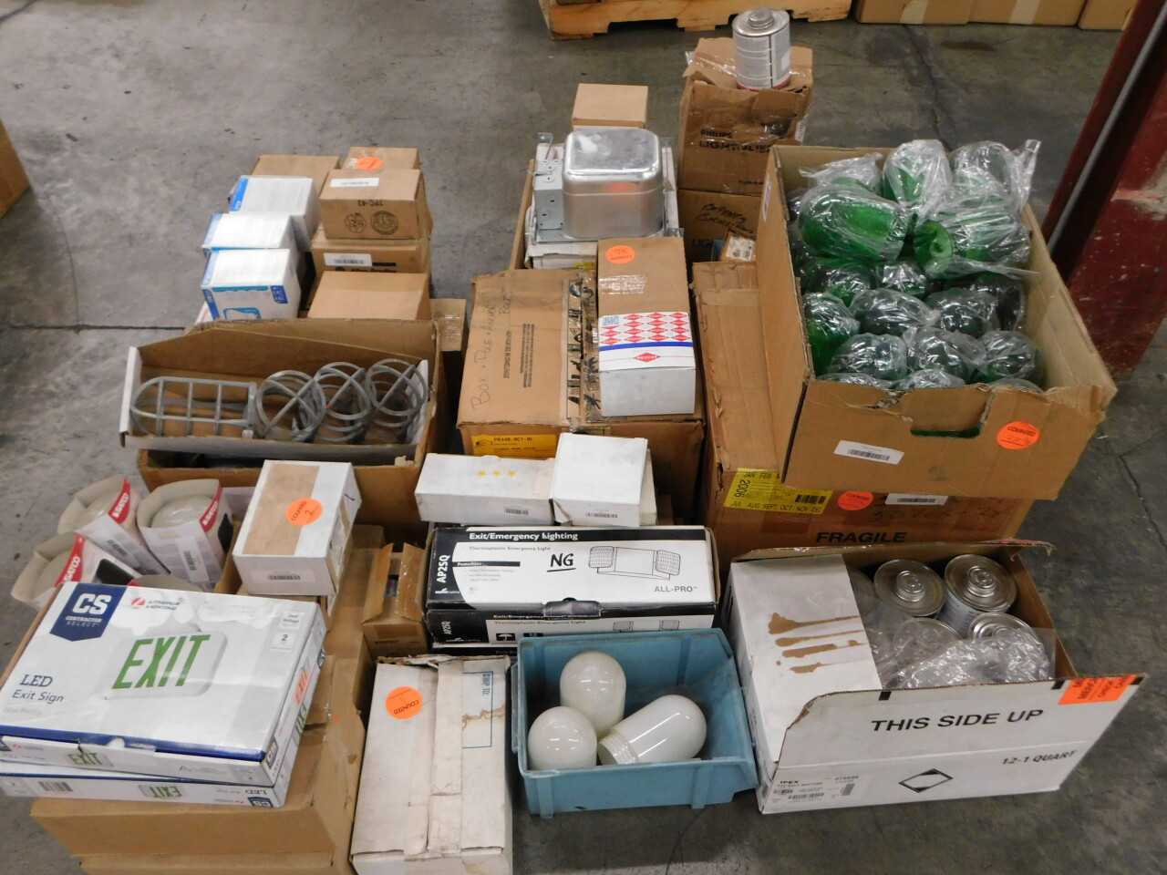 Pallet of Misc Electrical Supplies - ELECTRICAL COMPONENTS