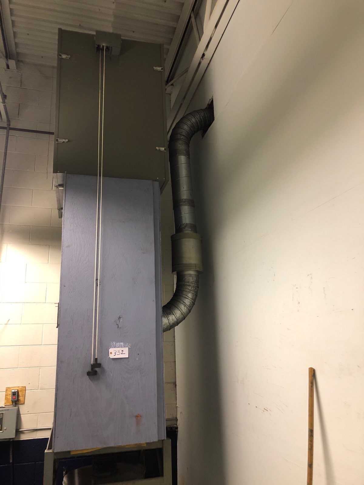 Aget Cyclone Dust Collector & Duct work in Building - DUST COLLECTOR