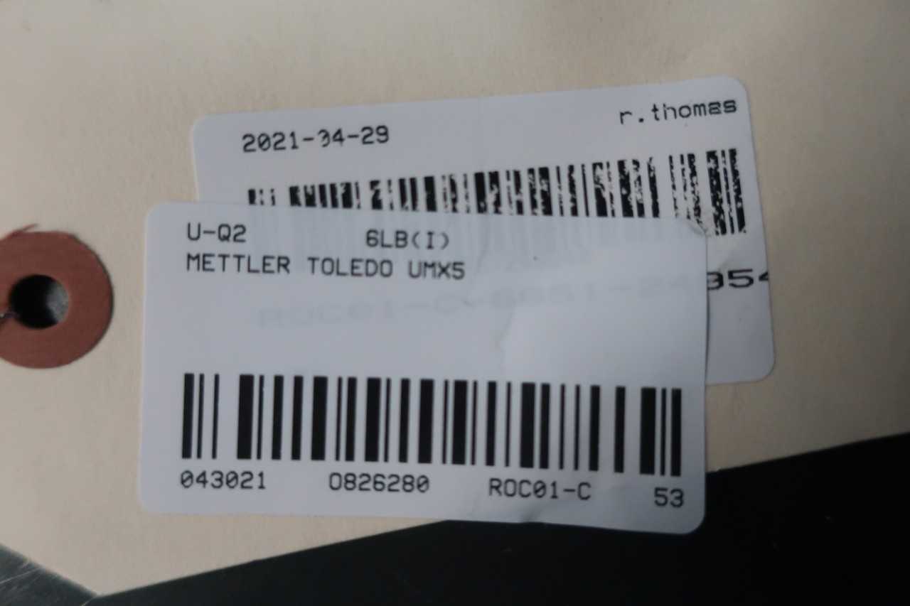 METTLER TOLEDO UMX5 COMPARATOR 12V-DC ANALYTICAL BALANCE - SCALES