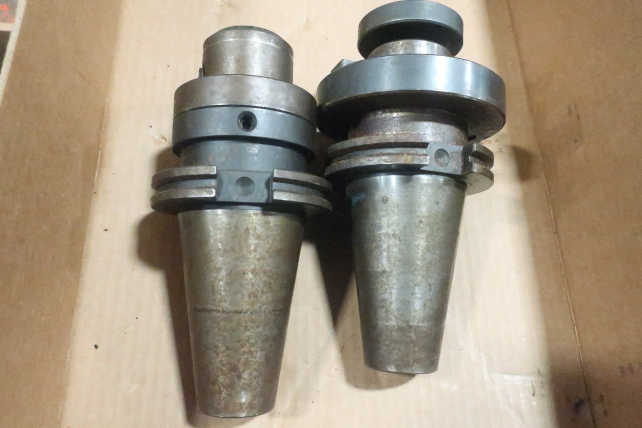 LOT OF ASSORTED CAT50 TOOL HOLDERS - ELECTRIC POWER TOOLS