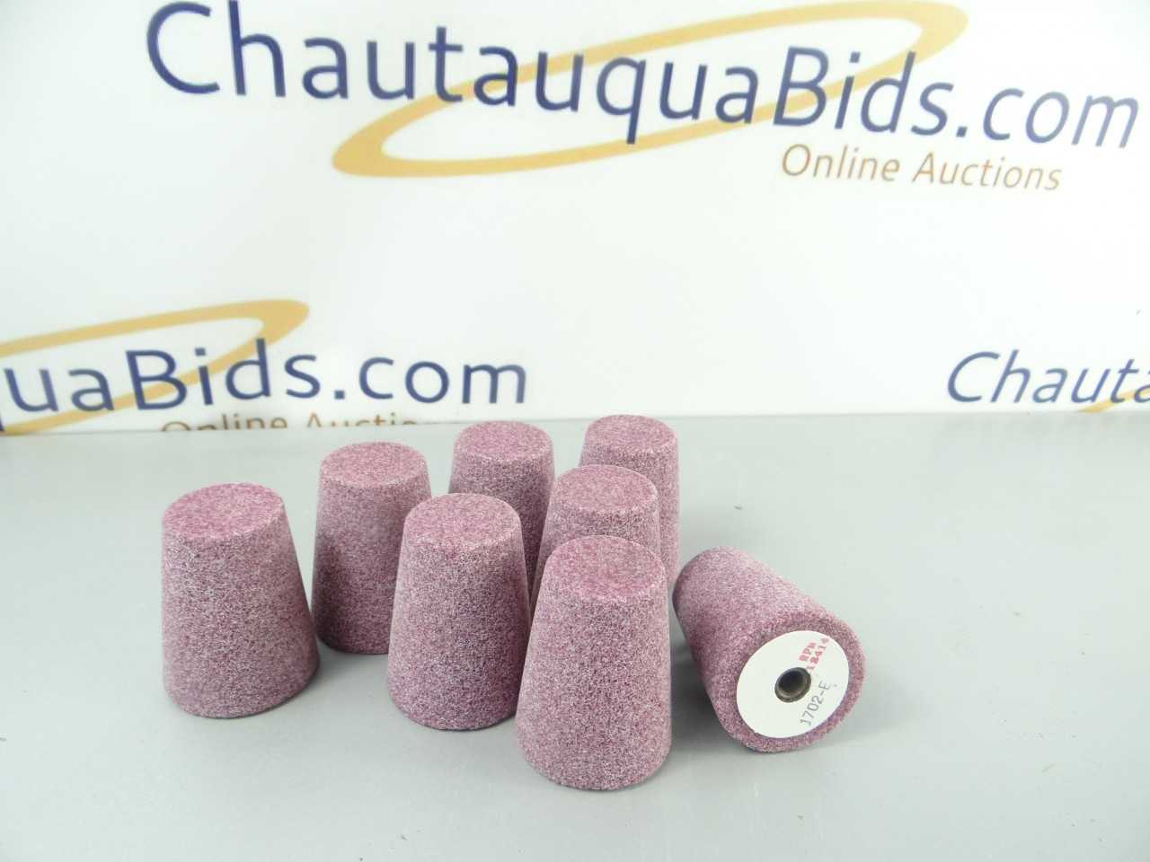 Lot of 8 NEW Type 17 Purple Cone Grinding Wheels - GRINDING WHEELS