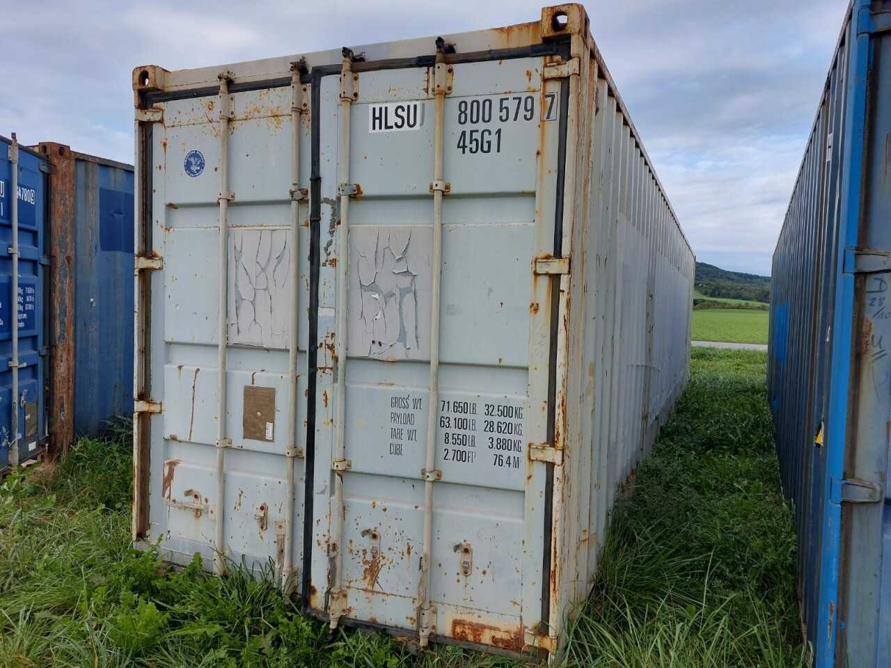 40 ft Container - Empty - INDUSTRIAL PARTS