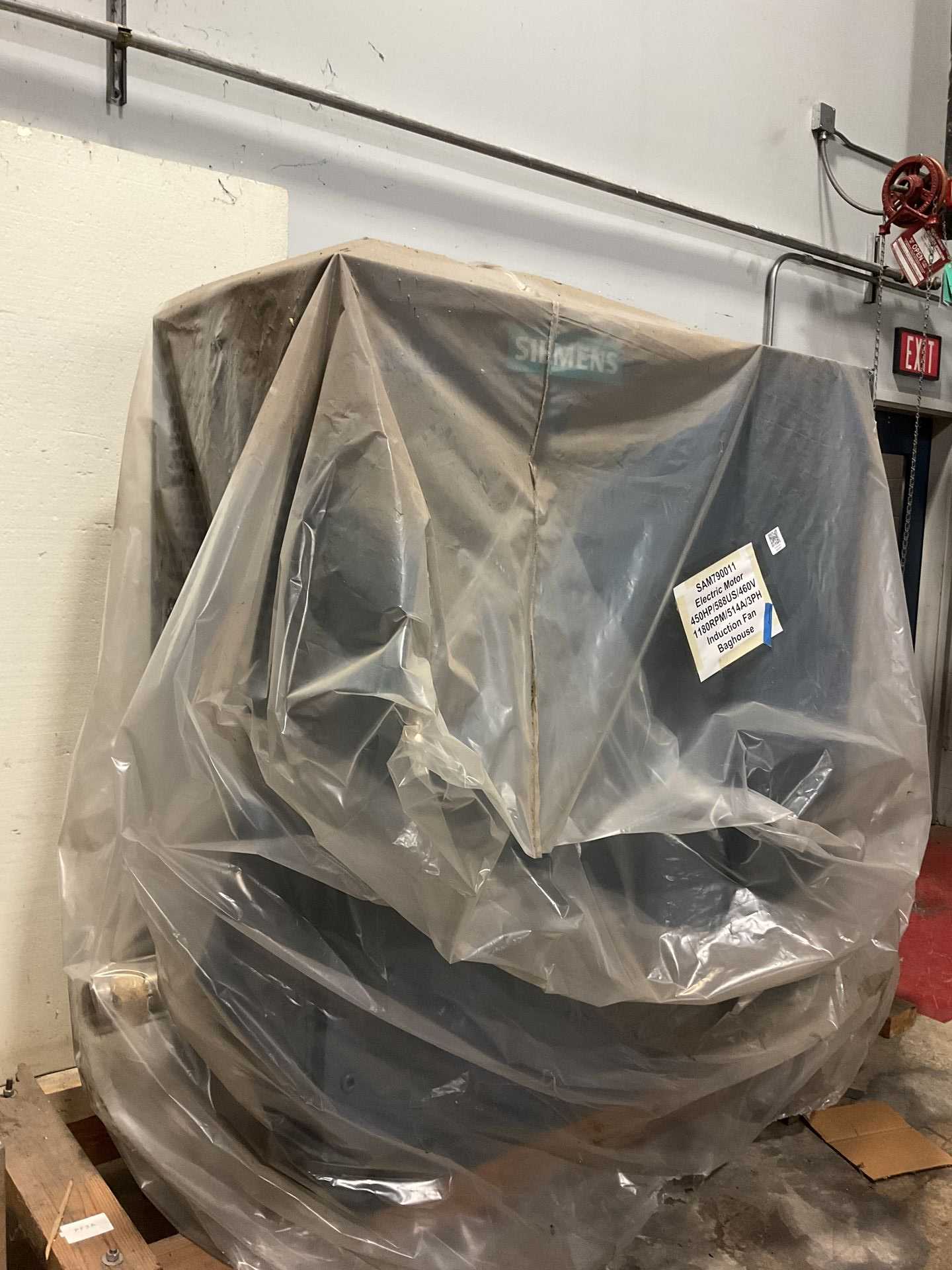 SIEMENS 450 HP ELECTRIC MOTOR - ELECTRIC MOTORS