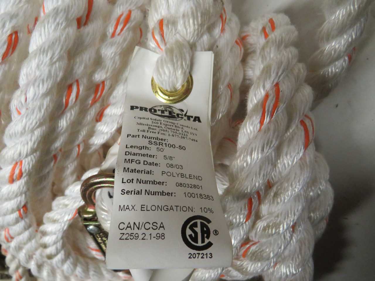 LOT OF 2 NORTH ROPE GRAB KIT, PP 561 - SAFETY EQUIPMENT