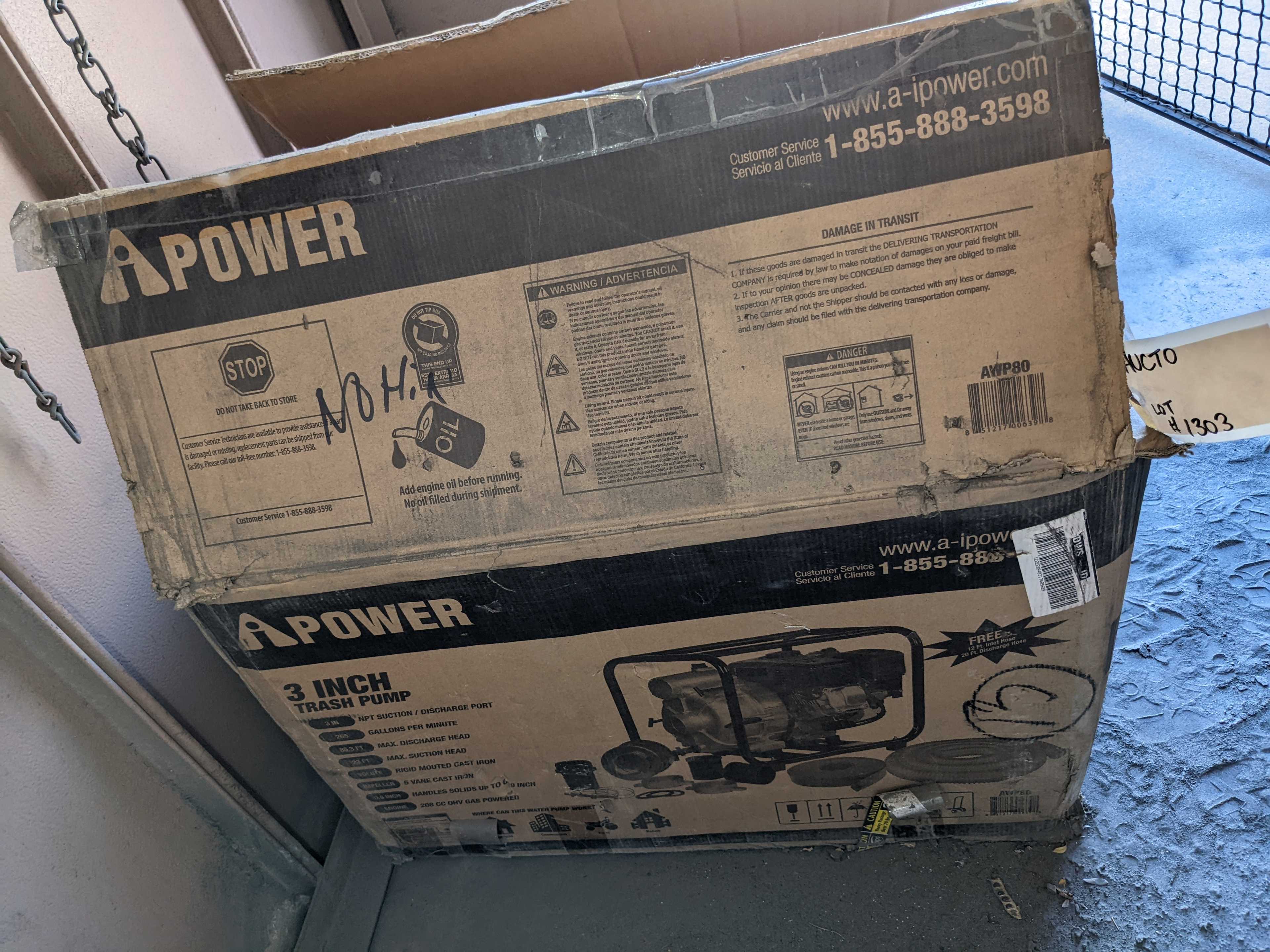 TRASH PUMP - POWER GENERATORS