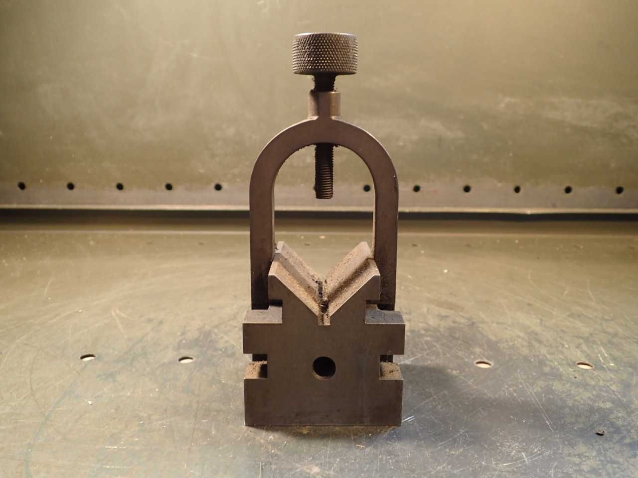 2- Position Toolmakers V-Block & Clamp Set: 1-5/8" Round Stock Capacity - HOLEMAKING TOOLS