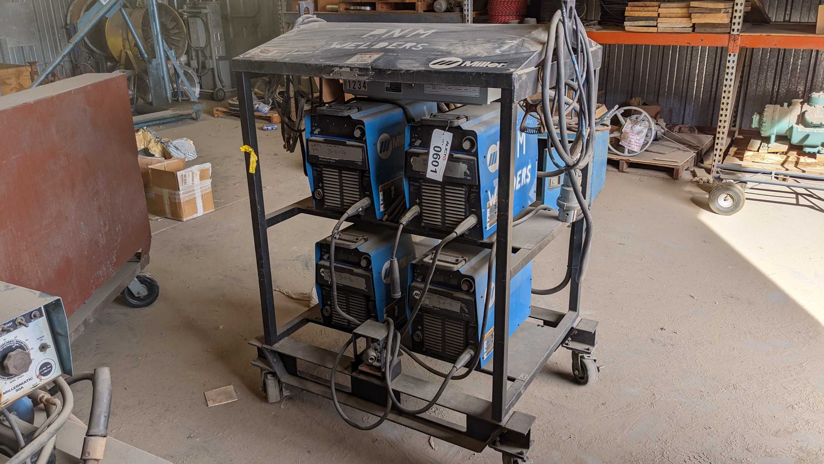 LOT OF 4 MILLER ARC WELDERS - ARC WELDERS