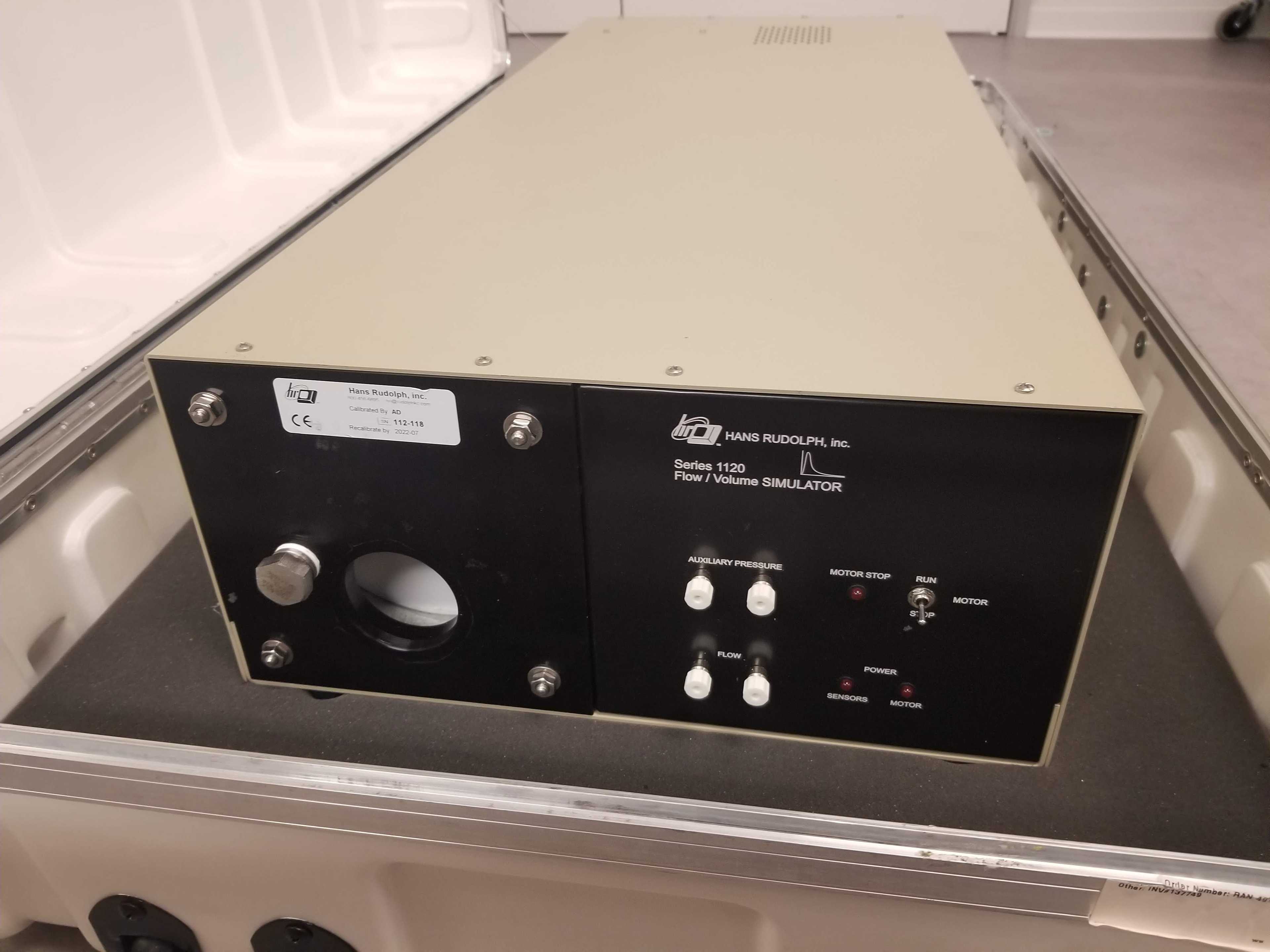 HANS RUDOLPH SERIES 1120 FLOW VOLUME SIMULATOR - FLOW METER
