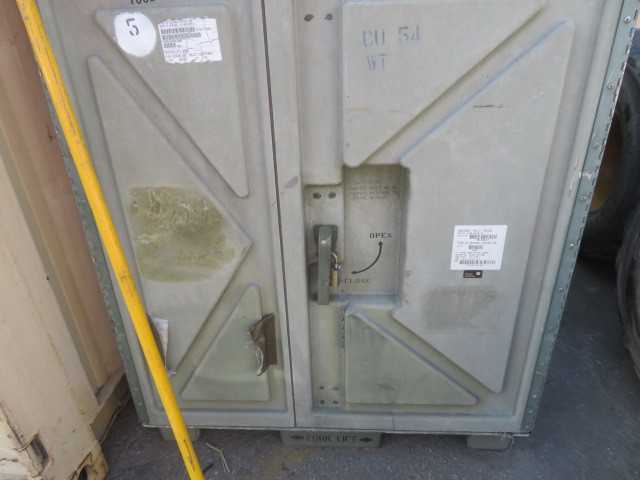 Fiberglass Reusable Storage Unit, 48” x 40” x 47” approx. 56 cube Ft Storage - MATERIAL HANDLING