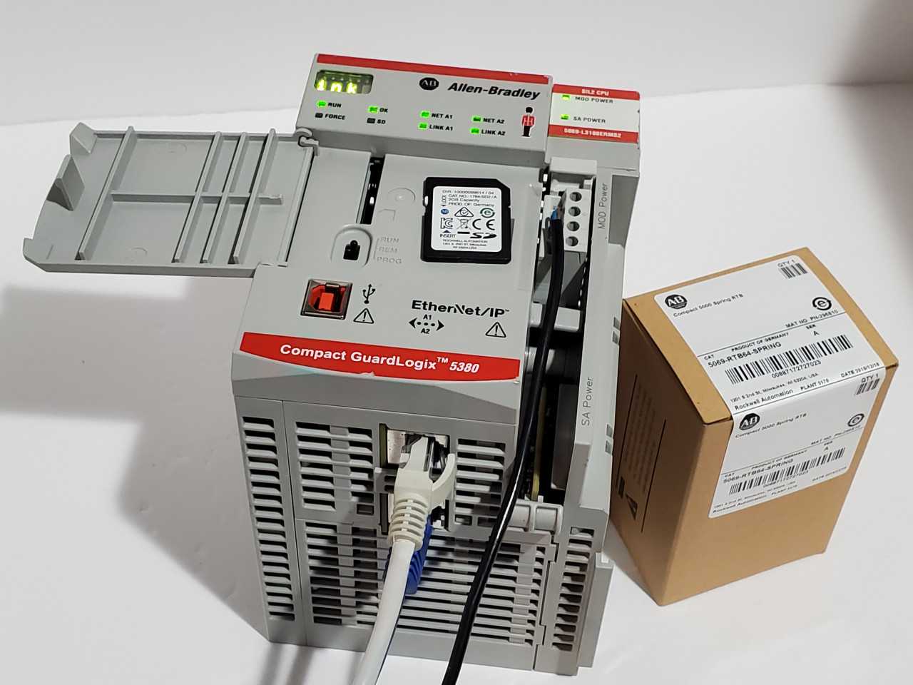 Allen Bradley CompactLogix 5069-L3100ERMS2 Plus Brand new 5069-RTB64 Spring - AUTOMATION & CONTROLS Allen Bradley CompactLogix 5069-L3100ERMS2 Plus Brand new 5069-RTB64 Spring - AUTOMATION & CONTROLS