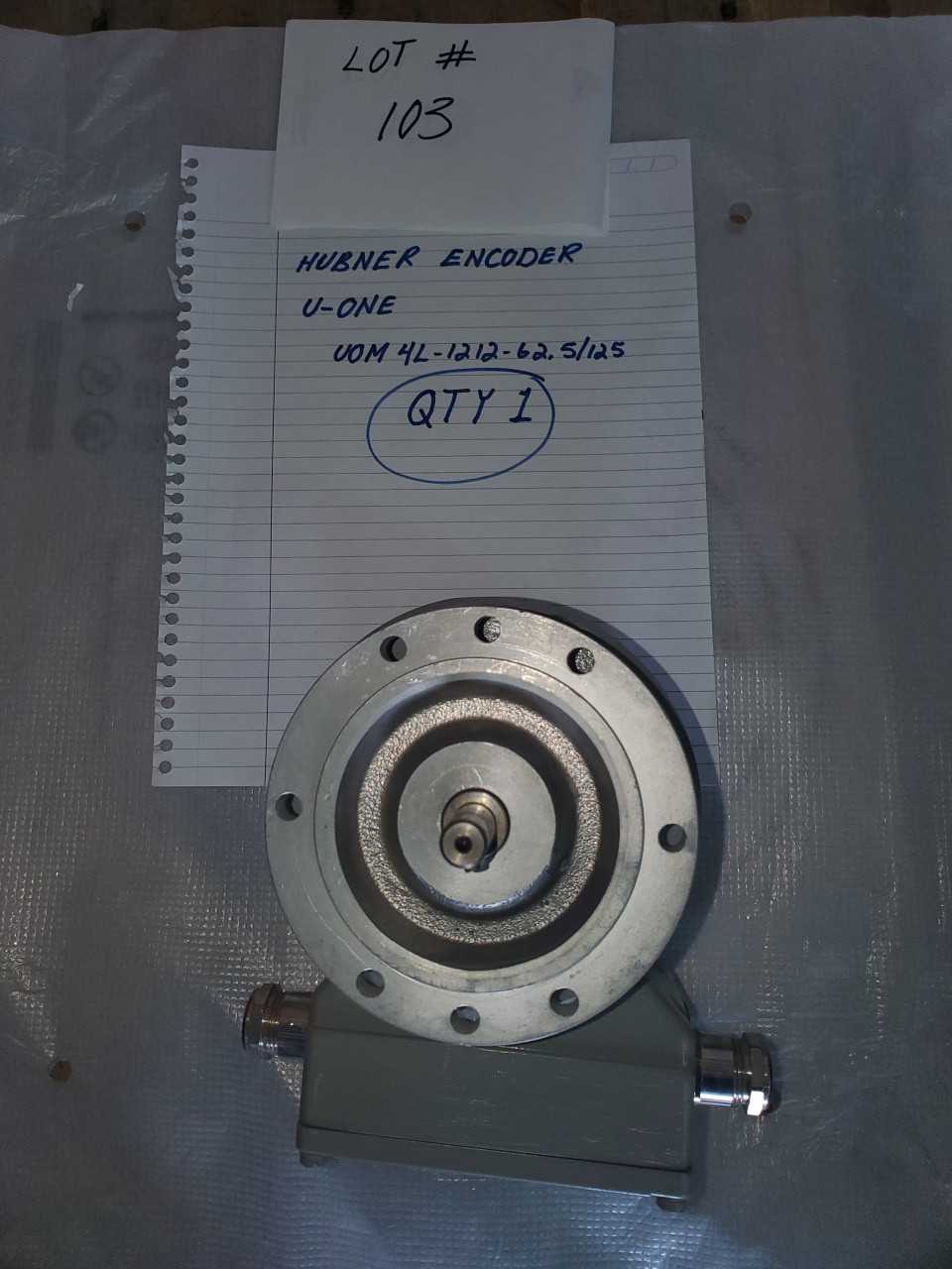 HUBNER ENCODER TYPE U-ONE - MISCELLANEOUS